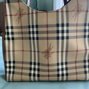 Authentic Burberry Mini tote with Shoulder strap.